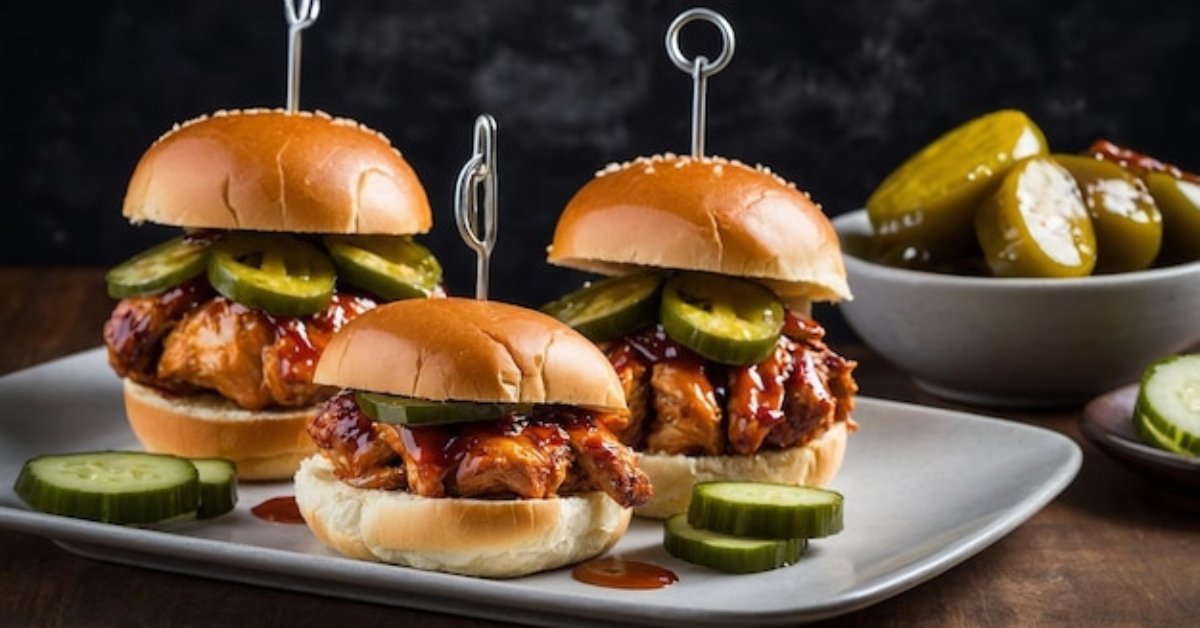 BBQ Chicken Sliders