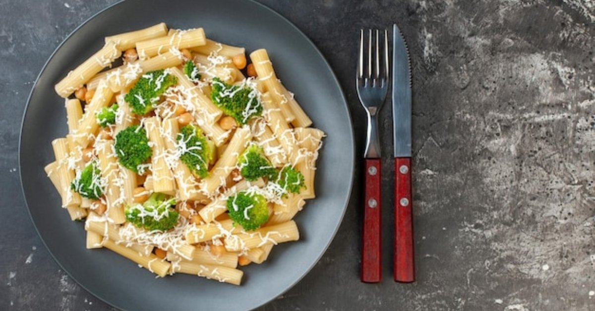 Brócoli Alfredo Pasta