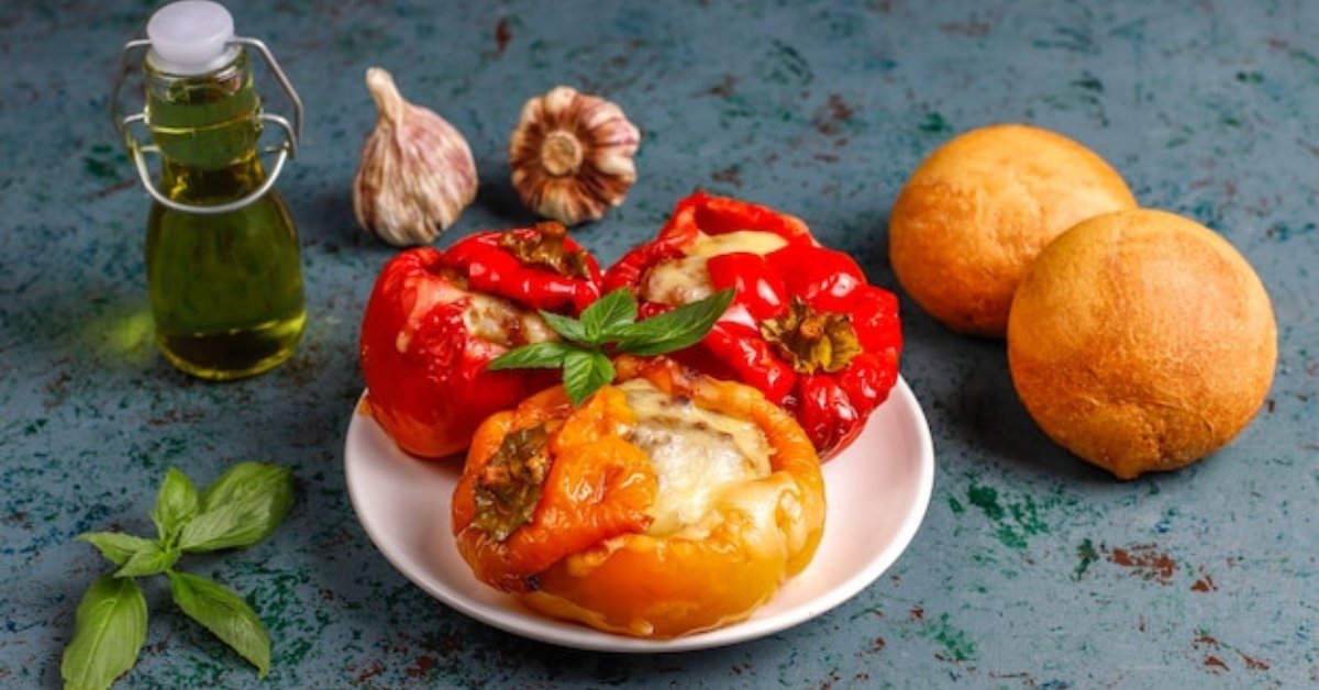 Cottage Cheese Stuffed Peppers