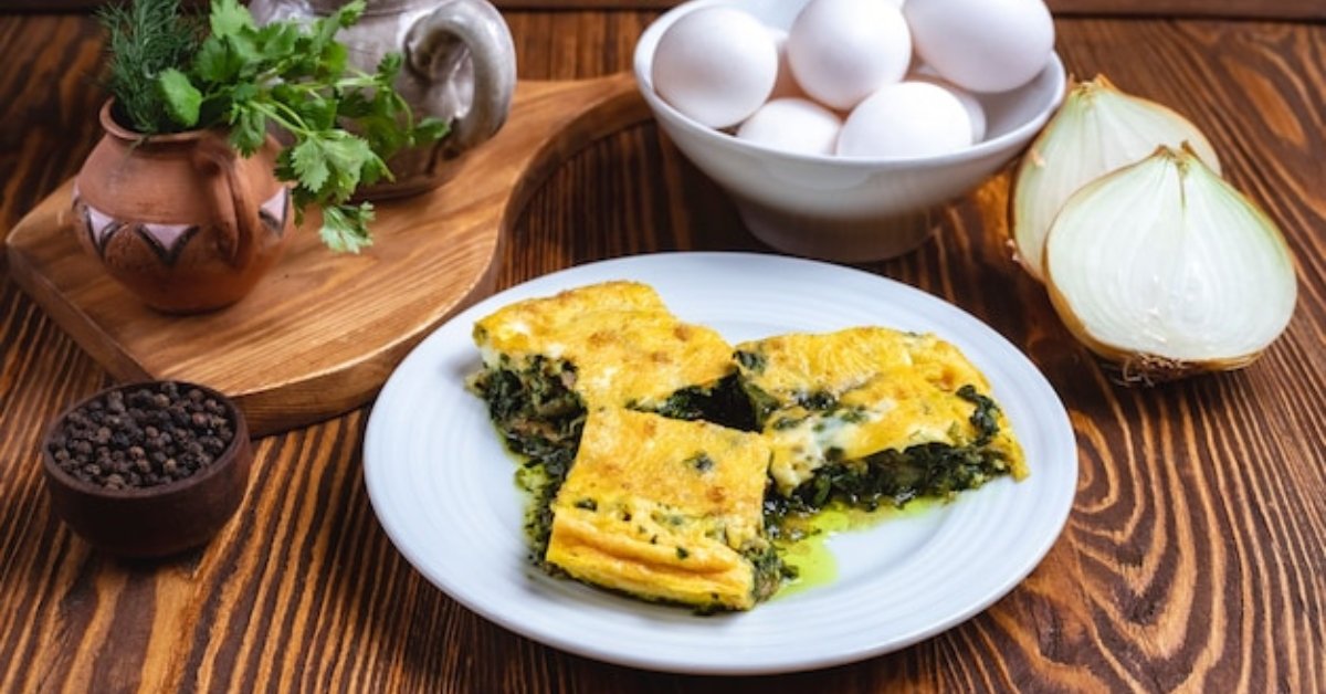 Cottage Cheese and Spinach Omelette