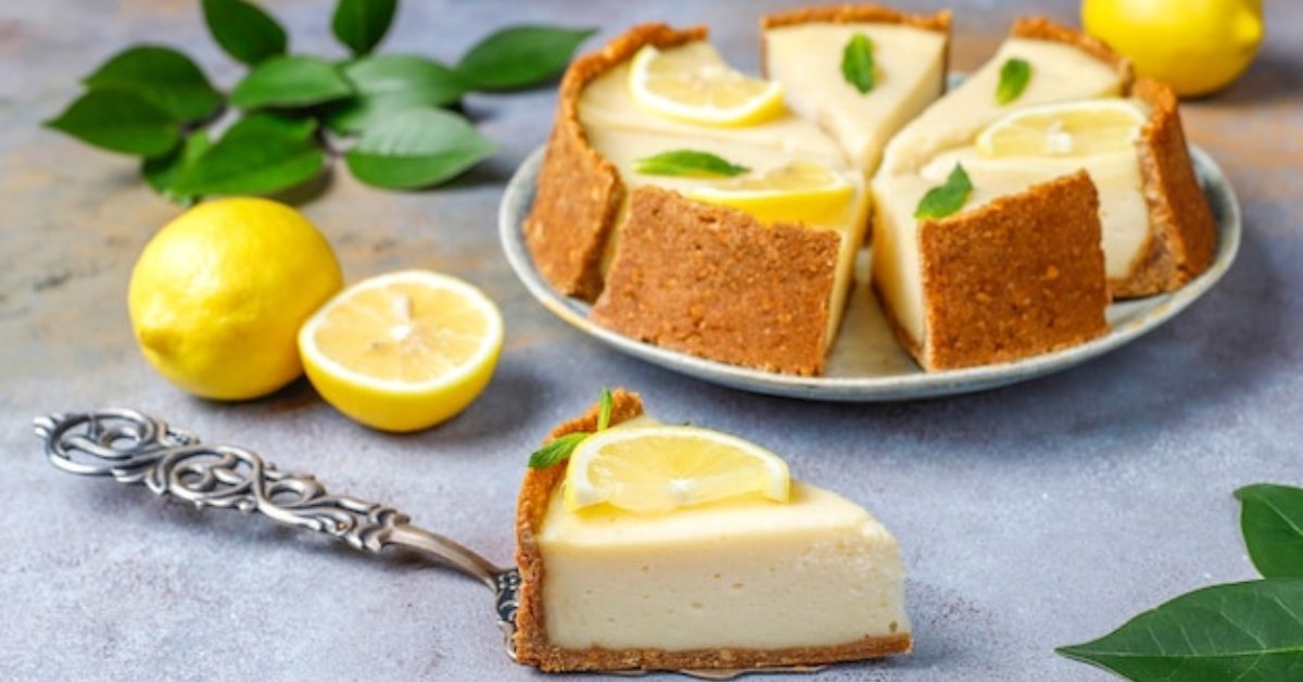 Creamy Meyer Lemon Cheesecake