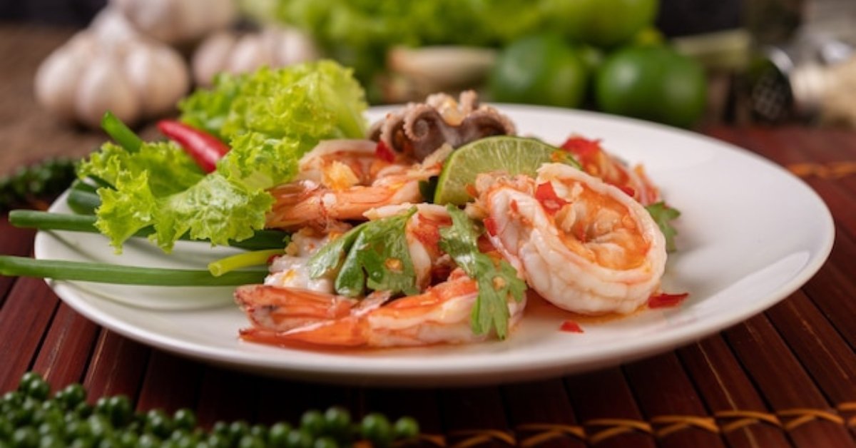 Grapefruit and Shrimp Ceviche