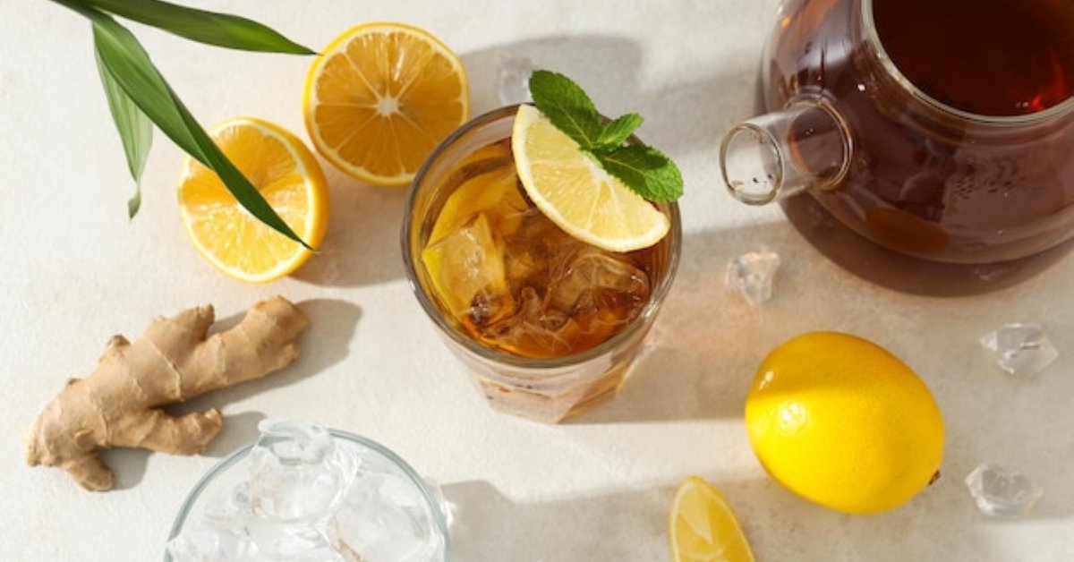 Lemon Ginger Iced Tea