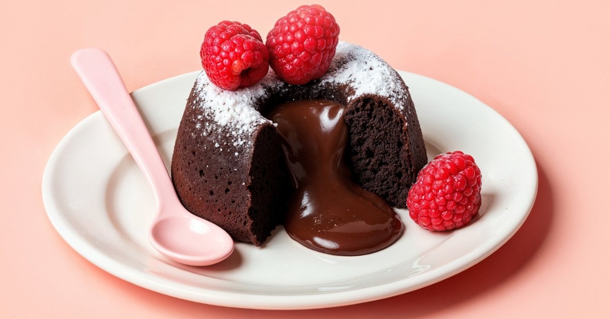 Mini Crockpot Chocolate Lava Cake