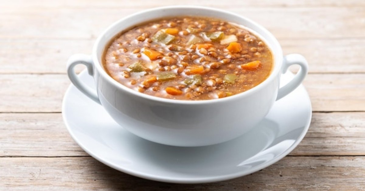 Mini Crockpot Vegetable Lentil Soup