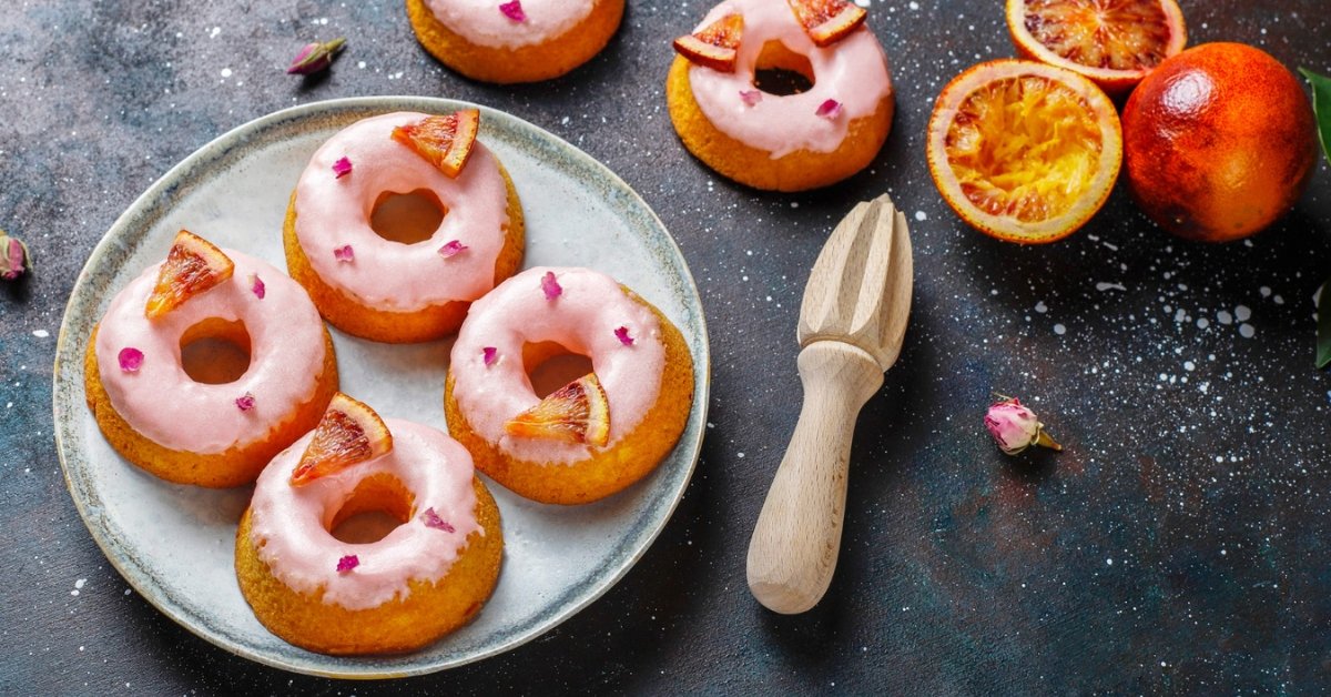 Orange Glazed Donuts