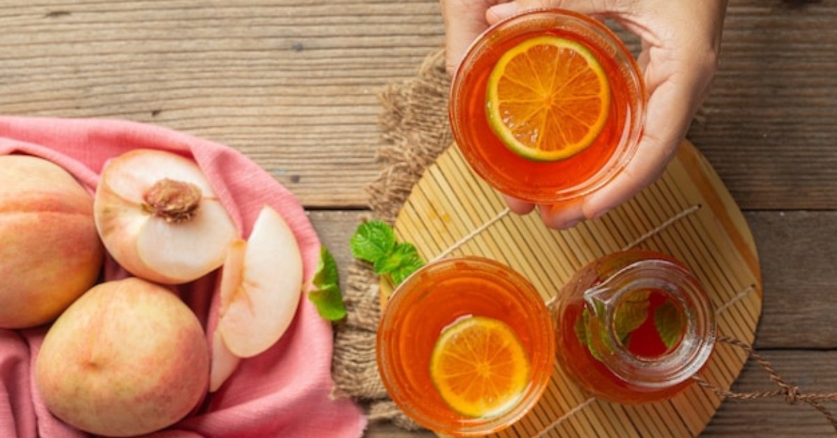 Peach Ginger Light Spring Simmer Pot