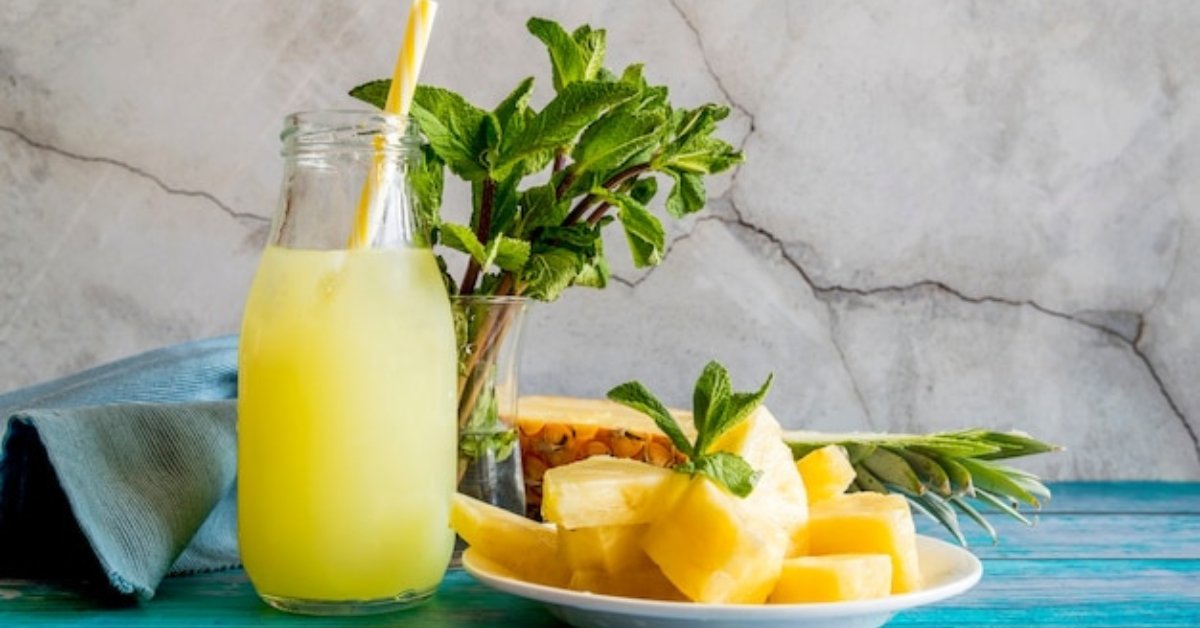 Pineapple Mint Refresh Juice