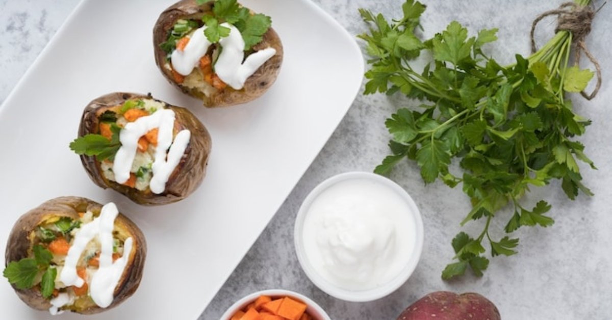 Sour Cream and Chive Jacket Potato