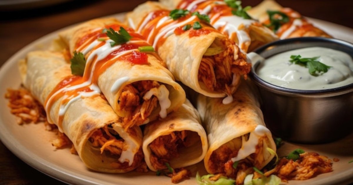Spicy Chicken Taquitos