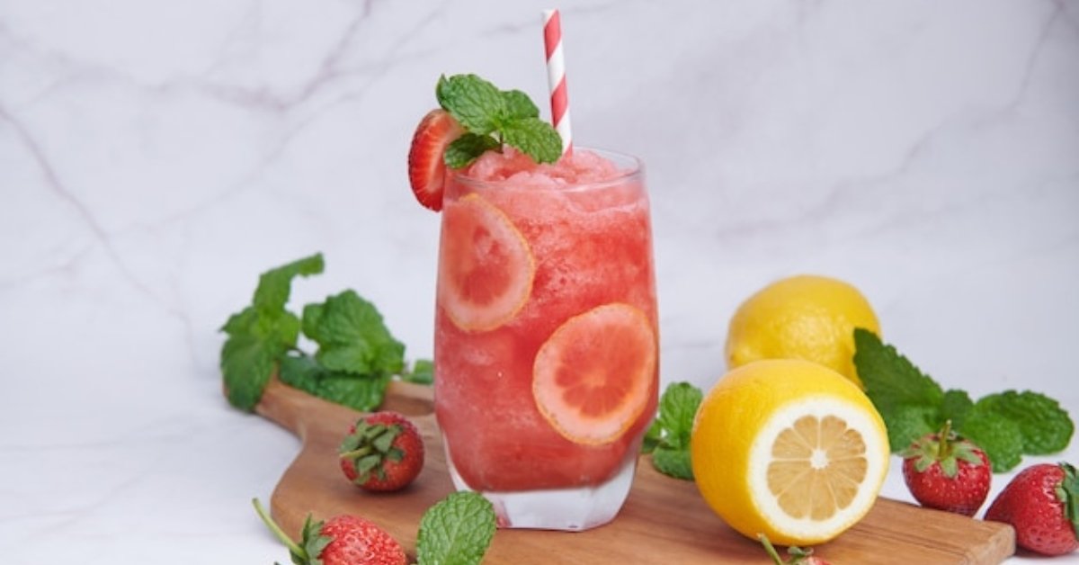 Strawberry Lemonade Slushie