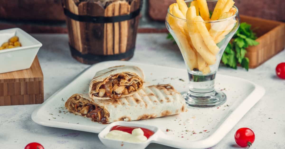 Chicken Shawarma Pita Sandwich