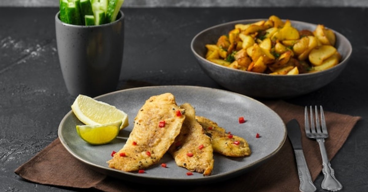 Orange Roughy with Mango Salsa