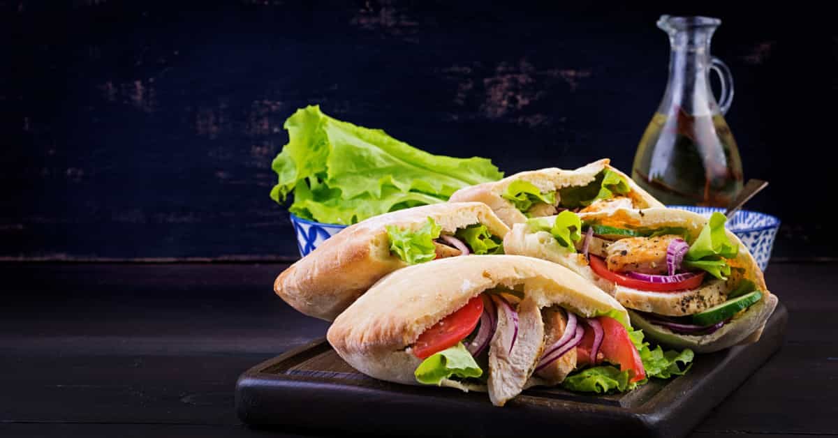 Tuna Salad Pita Sandwich