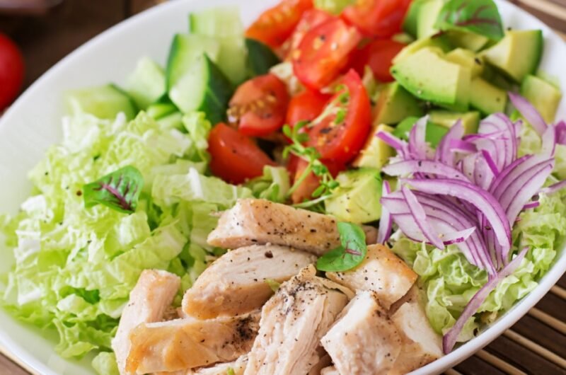 Avocado Lime Chicken Salad – Creamy, Fresh & Healthy Meal
