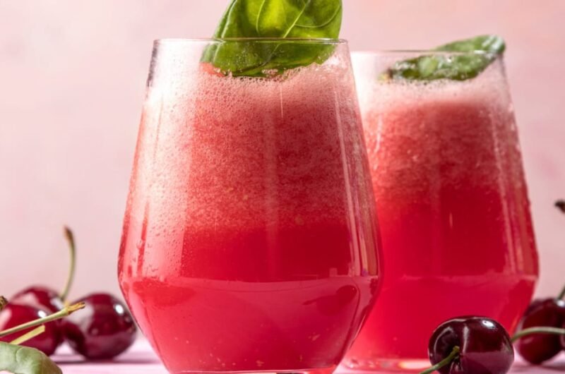 Cherry Lime Fizz – Refreshing Sweet and Tangy Sparkling Drink