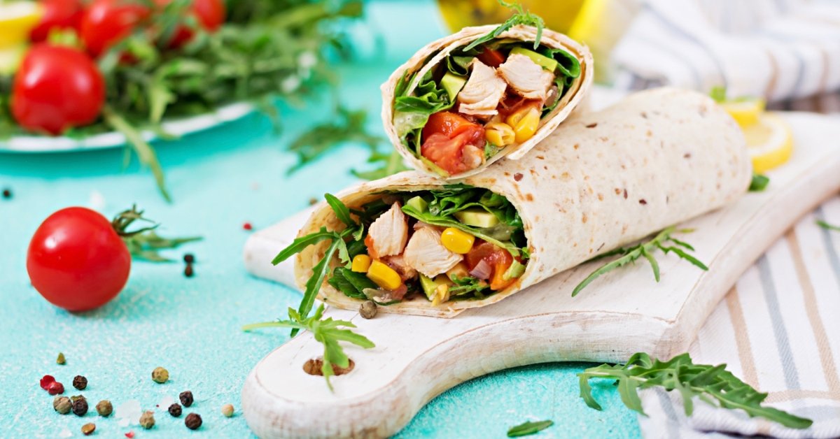 Greek Chicken Pita Wraps