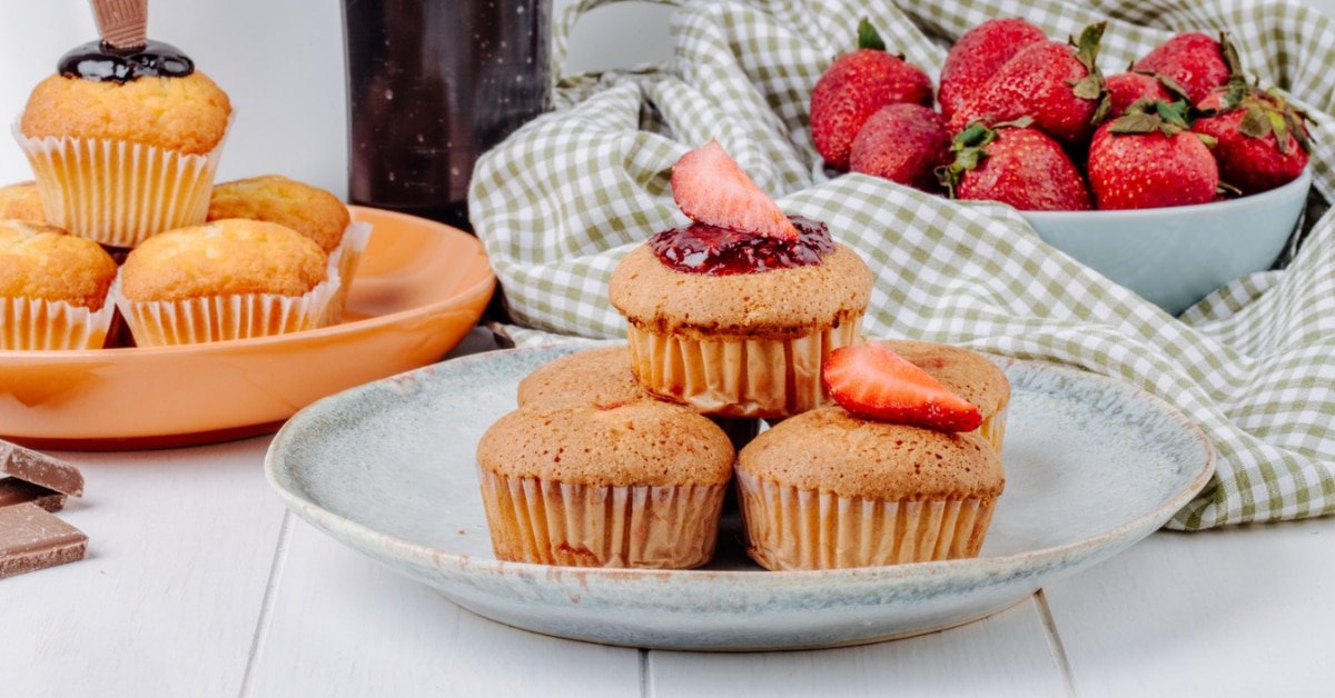 Strawberry Cream Cheese Muffins